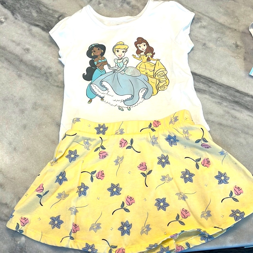 Matching skirt and top